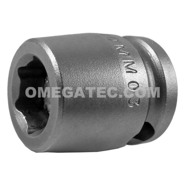 M-10MM03 Apex Brand 10mm 6-Point Magnetic Metric Short Impact Socket, 3/8'' Square Drive