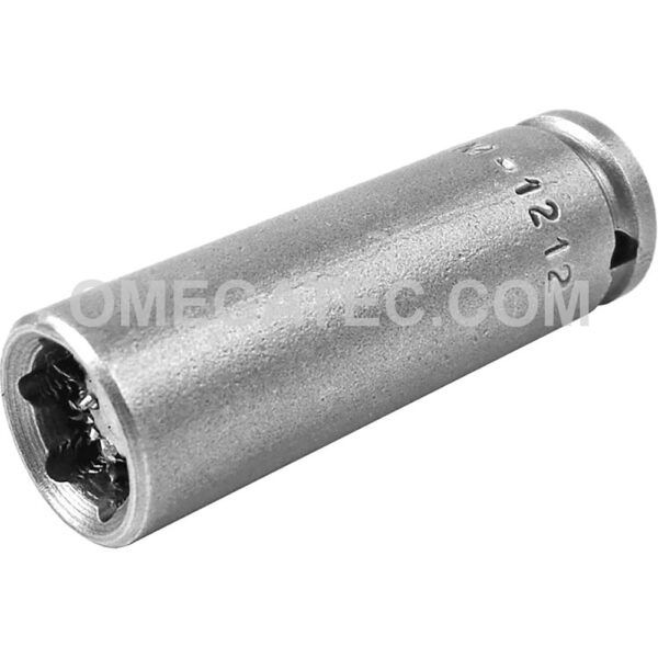 M-1212 Apex Brand 3/8'' 6-Point Magnetic Long Impact Socket, 1/4'' Square Drive