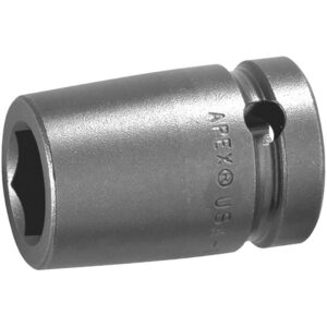 M-12MM15 Apex Brand 12mm 6-Point Magnetic Metric Standard Impact Socket, 1/2'' Square Drive