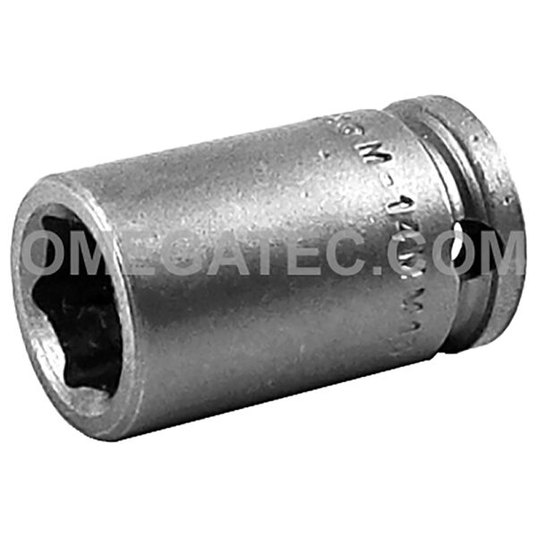 M-14MM13 Apex Brand 14mm 6-Point Magnetic Metric Standard Impact Socket, 3/8'' Square Drive