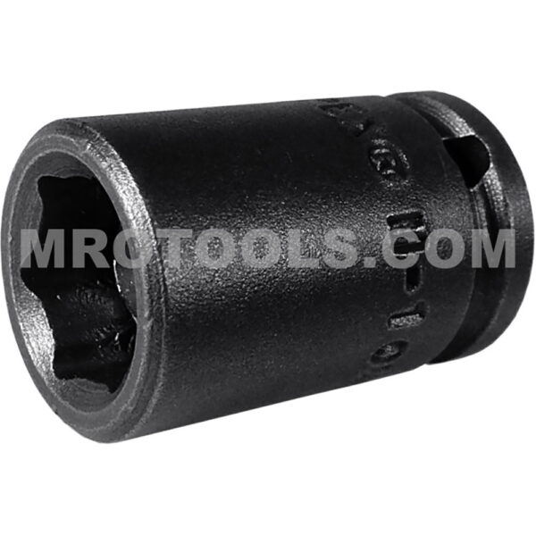 M-15MM03 Apex Brand 15mm 6-Point Magnetic Metric Short Impact Socket, 3/8'' Square Drive