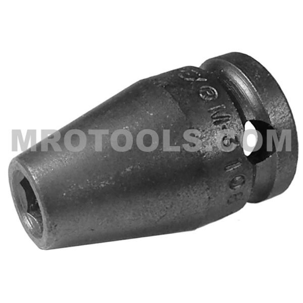 M-3108 Apex Brand 1/4'' 6-Point Magnetic Standard Impact Socket, 3/8'' Square Drive