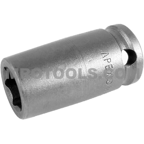 M-3114 Apex Brand 7/16'' 6-Point Magnetic Standard Impact Socket, 3/8'' Square Drive