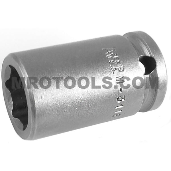 M-3118 Apex Brand 9/16'' 6-Point Magnetic Standard Impact Socket, 3/8'' Square Drive
