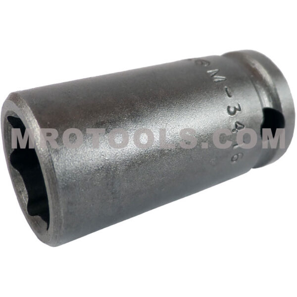 M-3416 Apex Brand 1/2'' 6-Point Magnetic Thin Wall Standard Impact Socket, 3/8'' Square Drive