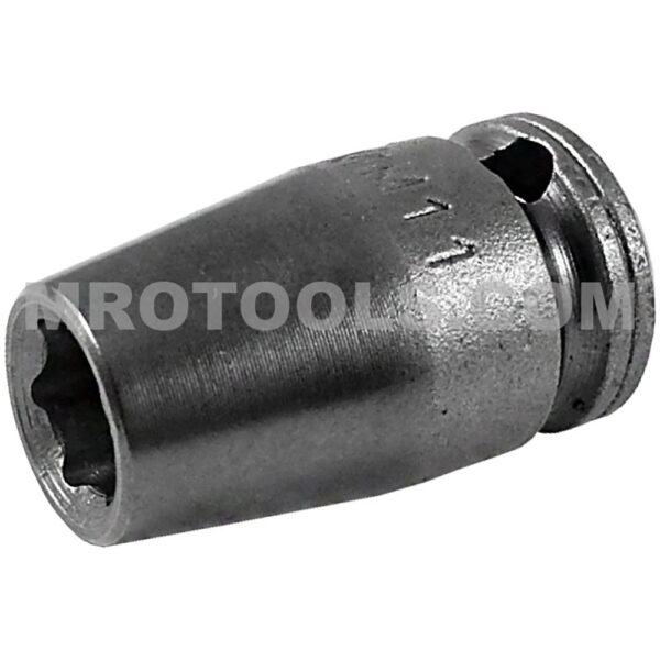 M-6MM11 Apex Brand 6mm 6-Point Magnetic Metric Standard Impact Socket, 1/4'' Square Drive