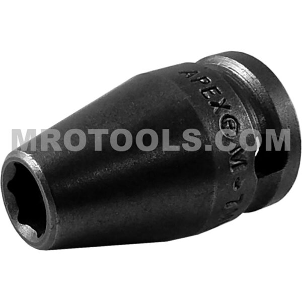 M-7MM13 Apex Brand 7mm 6-Point Magnetic Metric Standard Impact Socket, 3/8'' Square Drive