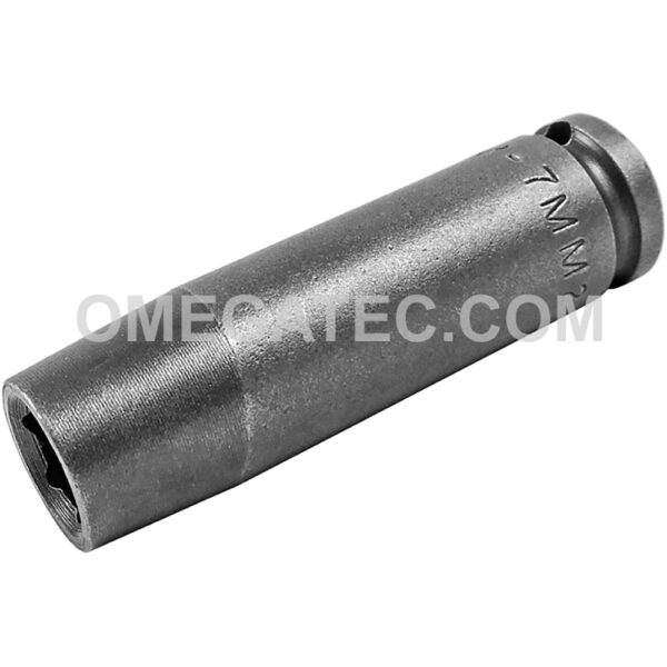 M-7MM21 Apex Brand 7mm 6-Point Magnetic Metric Long Impact Socket, 1/4'' Square Drive