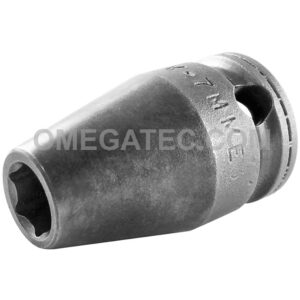 M-7MME3 Apex Brand 7mm 6-Point Magnetic Metric Standard Impact Socket, For Sheet Metal Screw, Predrilled Holes, 3/8'' Square Drive