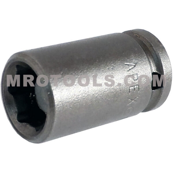M-9MM11 Apex Brand 9mm 6-Point Magnetic Metric Standard Impact Socket, 1/4'' Square Drive
