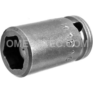 M1P10 Apex Brand 5/16'' 6-Point Magnetic Standard Impact Socket, For Sheet Metal Screw, Self-Drilling And Tapping Screws, 1/4'' Square Drive