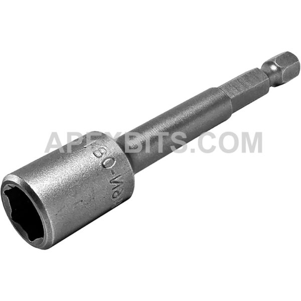 M6N-0812-3 Apex Brand 3/8'' 6-Point Magnetic Nutsetter, 1/4'' Power Drive