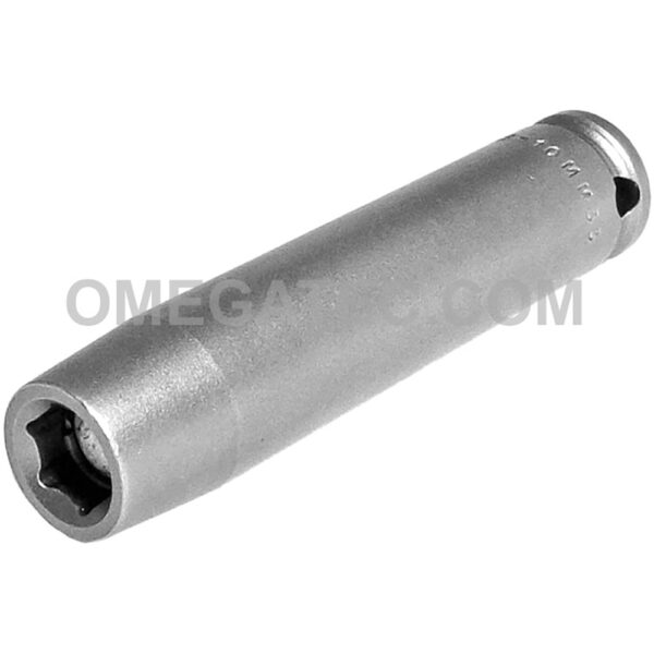 MB-10MM33 Apex Brand 10mm 6-Point Magnetic Bolt Clearance Metric Extra Long Impact Socket, 3/8'' Square Drive