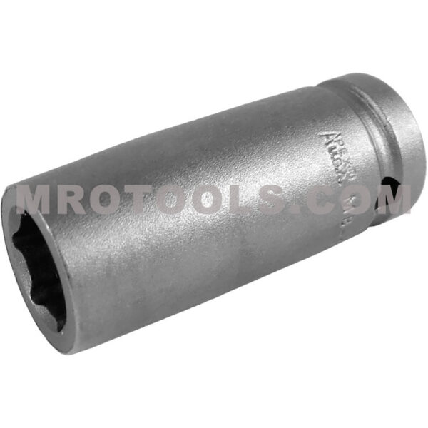 MB-14MM25 Apex Brand 14mm 6-Point Magnetic Bolt Clearance Metric Long Impact Socket, 1/2'' Square Drive