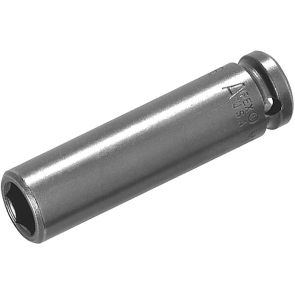 MB-15MM33 Apex Brand 15mm 6-Point Magnetic Bolt Clearance Metric Extra Long Impact Socket, 3/8'' Square Drive
