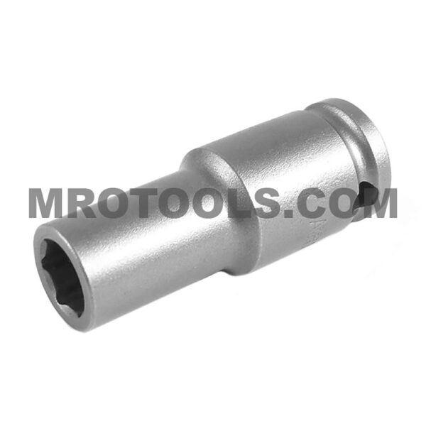 MB-3512 Apex Brand 3/8'' 6-Point Magnetic Bolt Clearance Thin Wall Long Impact Socket, 3/8'' Square Drive