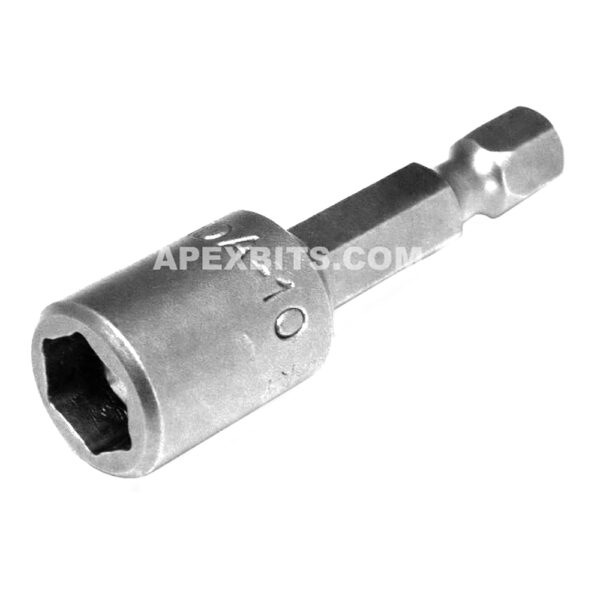 MDA-10 Apex Brand 5/16'' 6-Point Magnetic Nutsetter, For Sheet Metal Screws, 1/4'' Power Drive
