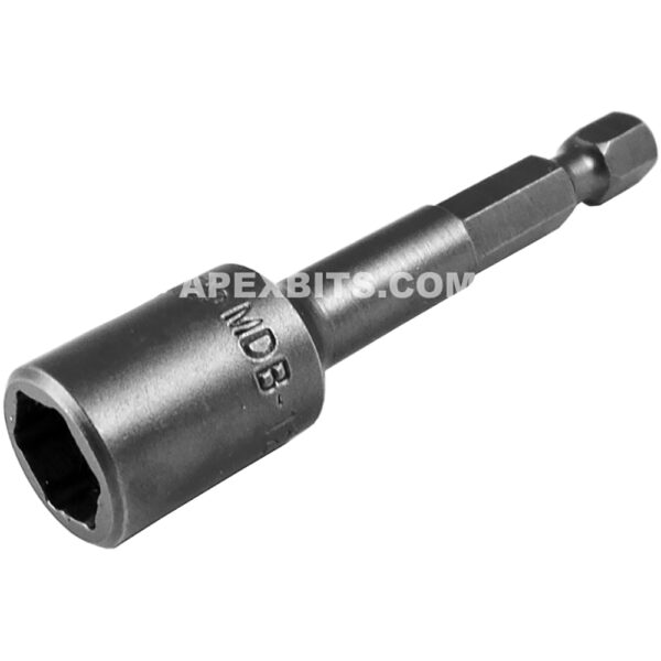 MDB-12 Apex Brand 3/8'' 6-Point Magnetic Nutsetter, For Sheet Metal Screws, 1/4'' Power Drive