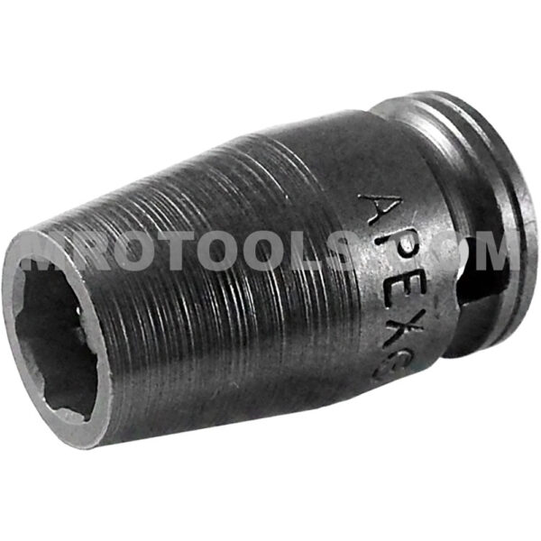 MX-1108 Apex Brand 1/4'' 6-Point X-Hard Magnetic Standard Impact Socket, 1/4'' Square Drive
