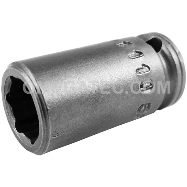 MX-1110 Apex Brand 5/16'' 6-Point X-Hard Magnetic Standard Impact Socket, 1/4'' Square Drive