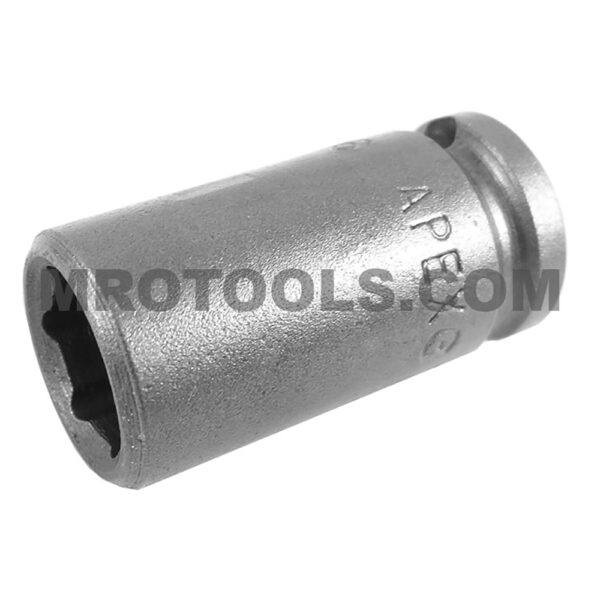 MZA-110 1/4'' Apex Brand Straight Grease Fitting Socket, Magnetic