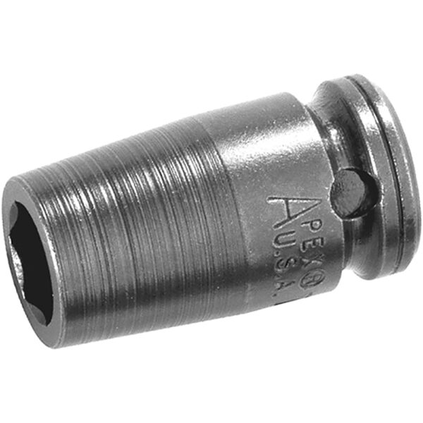 OS-8MM13 Apex Brand 8mm 6-Point Metric Standard Impact Socket, No Ring Groove, 3/8'' Square Drive