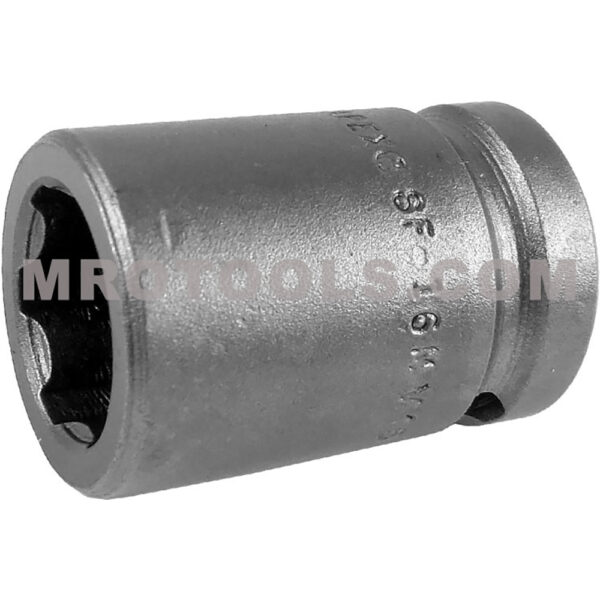 SF-16MM15 Apex Brand 16mm 6-Point Surface Drive Metric Standard Impact Socket, 1/2'' Square Drive