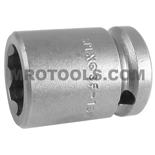SF-18MM15 Apex Brand 18mm 6-Point Surface Drive Metric Standard Impact Socket, 1/2'' Square Drive