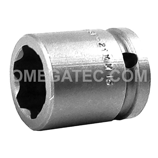 SF-21MM15 Apex Brand 21mm 6-Point Surface Drive Metric Standard Impact Socket, 1/2'' Square Drive