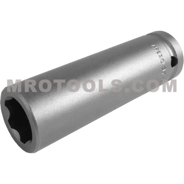 SF-5320 Apex Brand 5/8'' 6-Point Surface Drive Extra Long Impact Socket, 1/2'' Square Drive