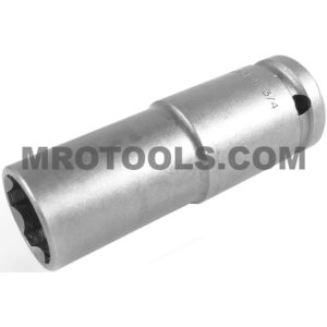 SF-5524 Apex Brand 3/4'' 6-Point Surface Drive Thin Wall Extra Long Impact Socket, 1/2'' Square Drive