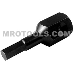 SZ-12-A Apex Brand 3/8'' 6-Point Impact Socket Head Bit, 7/16'' Hex Drive Insert Only