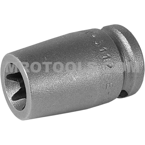 TX-3112 Apex Brand E-12 Torx Impact Socket, For External Screws, 3/8'' Square Drive