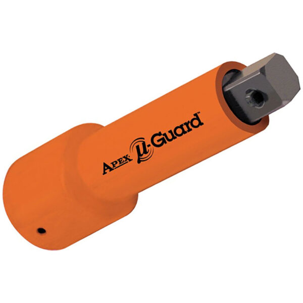 UG-EX-377-B-6 Apex Brand 3/8'' Male Square u-Guard Adapter, 1/2'' Female Square Drive, Ball Lock