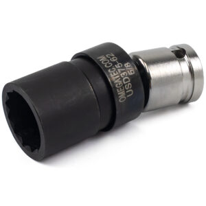 Omega Technologies USD375-62 5/8'' Low Profile Swivel Socket, 12-Point, 3/8'' Square Drive