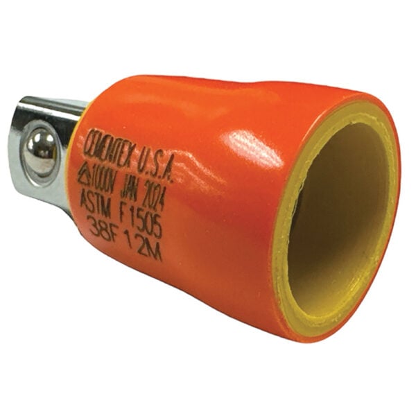 38F12M W/W Cementex 3/8'' Female - 1/2'' Male Flared Drive Head Socket Adapter, 3/8'' Square Drive