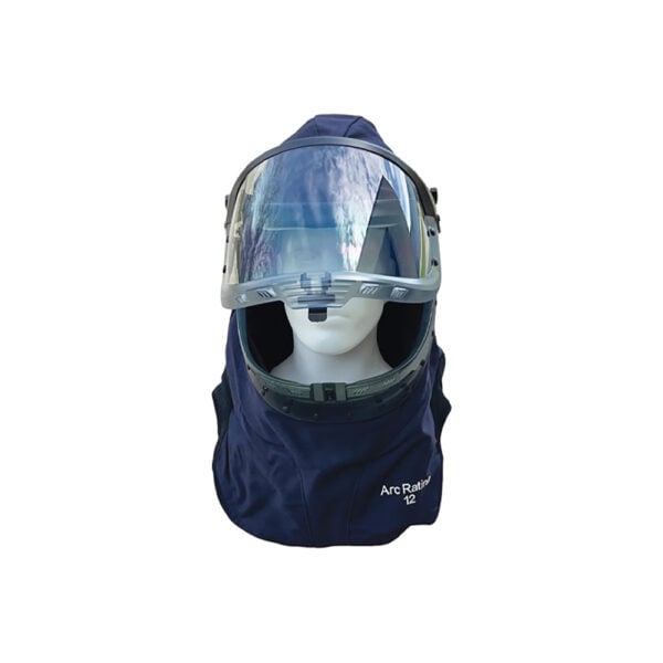 AFH-12CLH-G Cementex 12 cal/cm2 Feature Series Arc Flash Lift Hood w/ Hard Hat