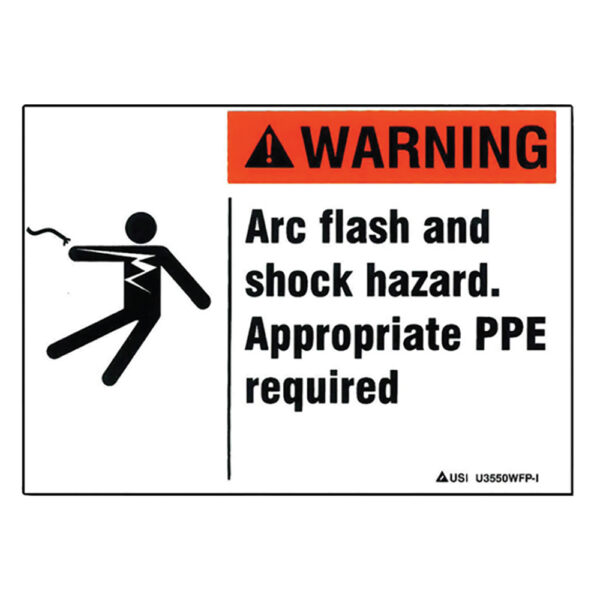 CP-AFWL Cementex Arc Flash Warning Label
