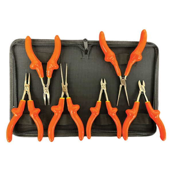 EP-7PK Cementex 7PC Long Reach Mini Plier Set w/ Zipper Pouch