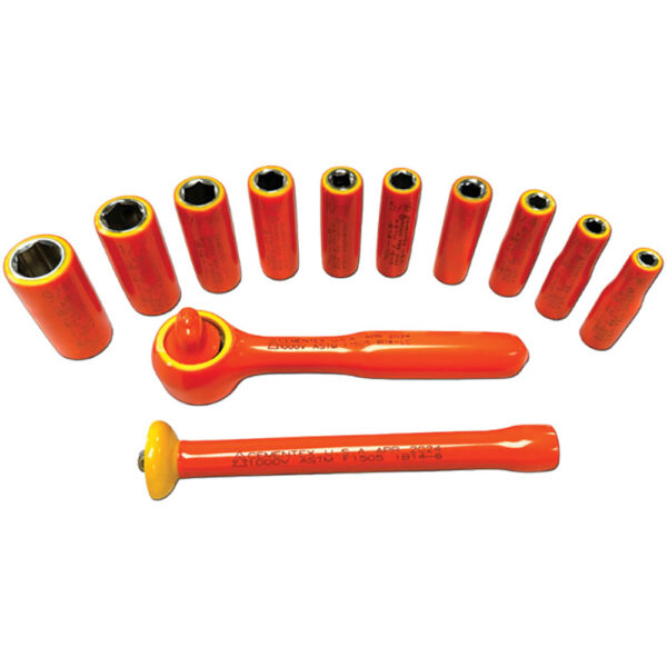 TR3812-16 Cementex 16PC Special 3/8'' Socket Set with 1/2'' Ratchet