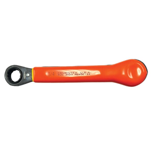 RBWSE-24 Cementex 3/4'' Straight Single End Ratcheting Box Wrench