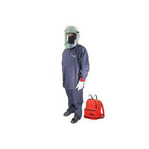 BPK-CFRLC12-M2 Cementex 12 cal/cm2 Feature Series Lab Coat Backpack Kit with Tools and Class 2 Glove Kit - MEDIUM