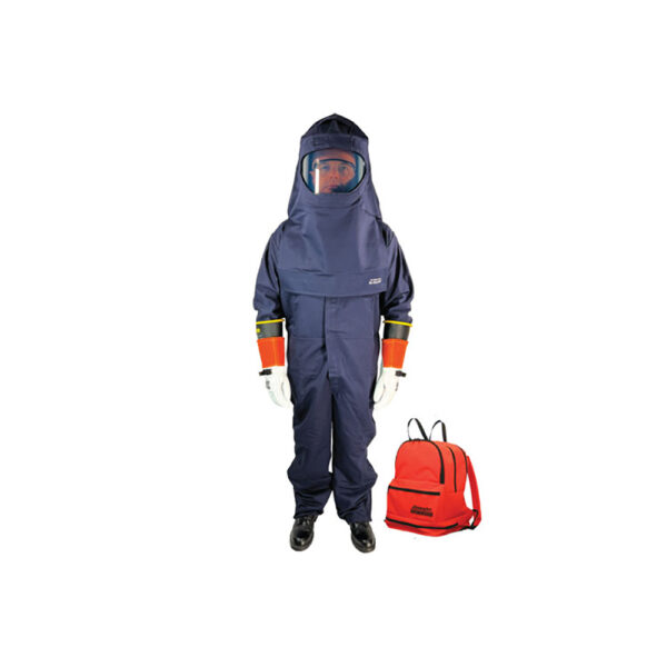 BPK-CS21CK-5X2 Cementex 21 cal/cm2 Feature Series Coverall Kit in a Deluxe Backpack with Class 2 Glove Kit - 5X-LARGE