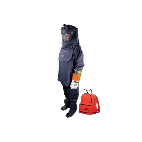 BPK-CL4K-L0 Cementex 40 cal/cm2 Feature Series Coat / Pant Kit in a Deluxe Backpack with Class 0 Glove Kit - LARGE