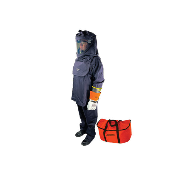 CL4LCKV-XL2 Cementex 40 cal/cm2 Feature Series Long Coat / Legging Kit in a Standard Duffel Bag with Vent Fan and Class 2 Glove Kit - EXTRA LARGE