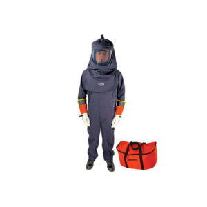 CL4CKV-L Cementex 40 cal/cm2 Feature Series Coverall Kit in a Standard Duffel Bag with Vent Fan - LARGE