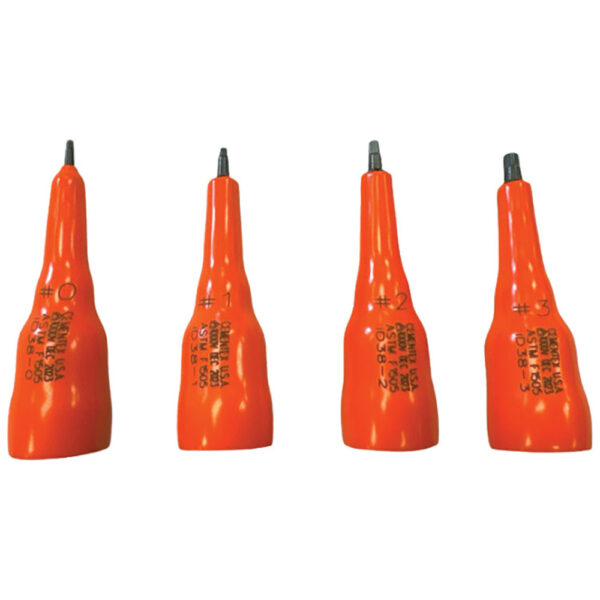 ID38-3XL WO Cementex #3 Flush Connect Square Tip Screwdriver Bit Socket, 3/8'' Square Drive