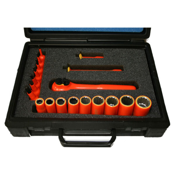 ISHS-20L-LC Cementex 20PC Socket and Hex Bit with Lever Control Ratchet