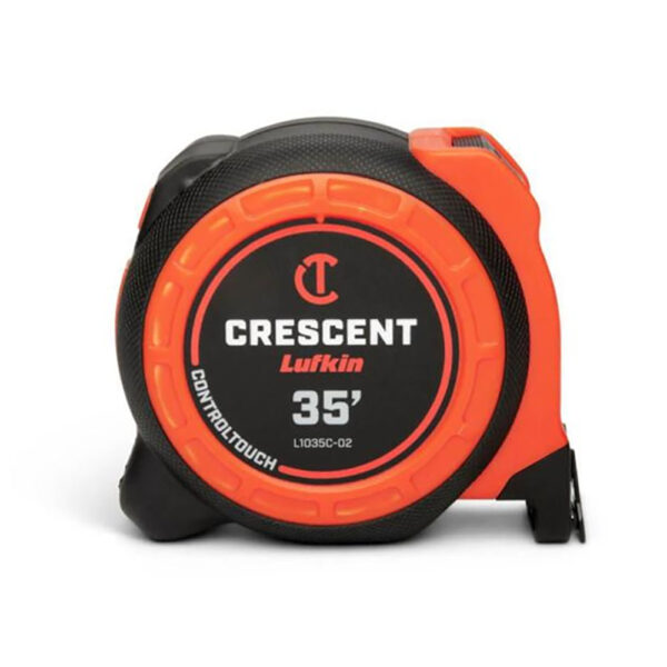 L1035C-02 Lufkin 1-3/16'' x 35' CONTROLTOUCH Yellow Clad Tape Measure