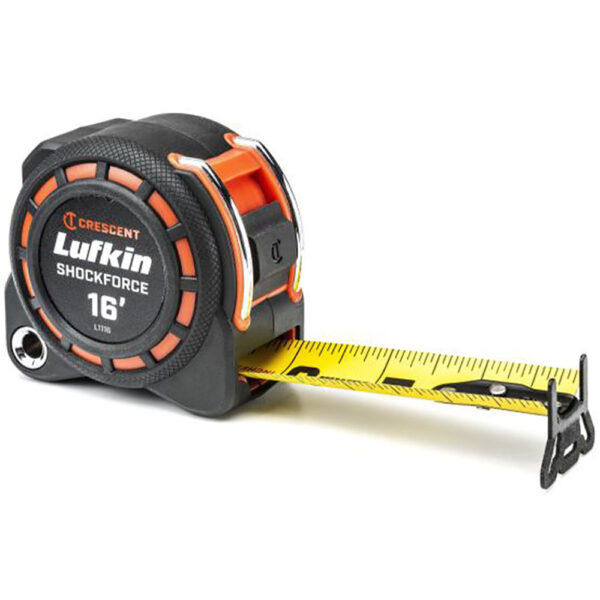 L1116-02 Lufkin 1-3/16'' x 16' Shockforce G1 Dual Sided Tape Measure